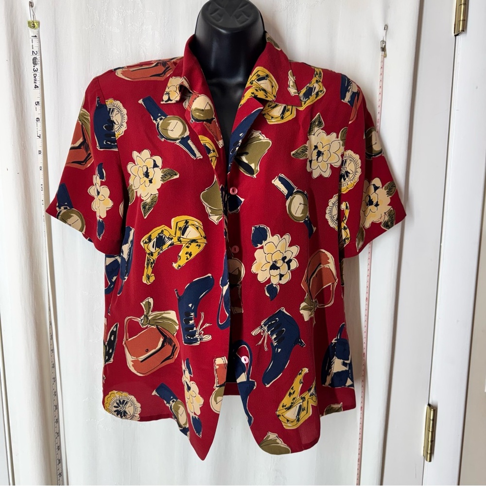 Vintage Theo Miles Silk Blouse